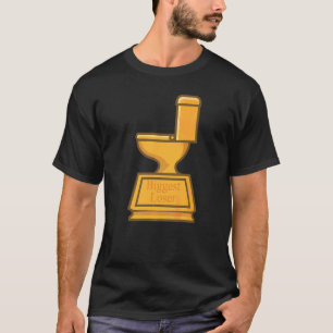 Toilet Trophy Award For Biggest Losers Gag T-Shirt