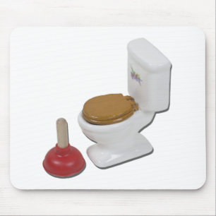 ToiletLargePlunger051411 Mouse Mat