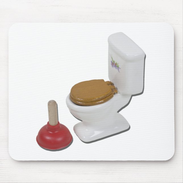 ToiletLargePlunger051411 Mouse Mat (Front)