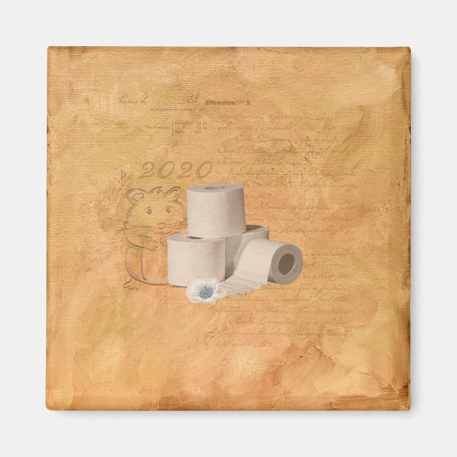 Toiletpaper Hoarder Magnet (Front)