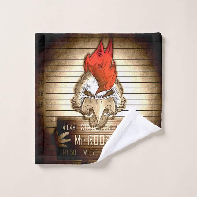 Toiletries Mr. Rooster Vintage Wash Cloth (Wash Cloth)