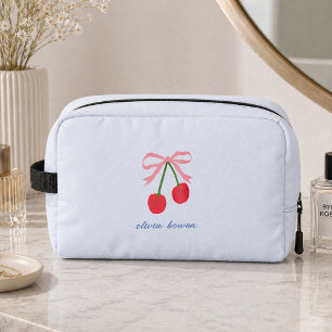 Toiletry Bags Cherry Coquette Bow Cute