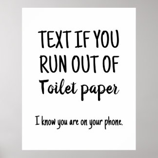 Toilette Humour, Funny Bathroom wall Art Poster