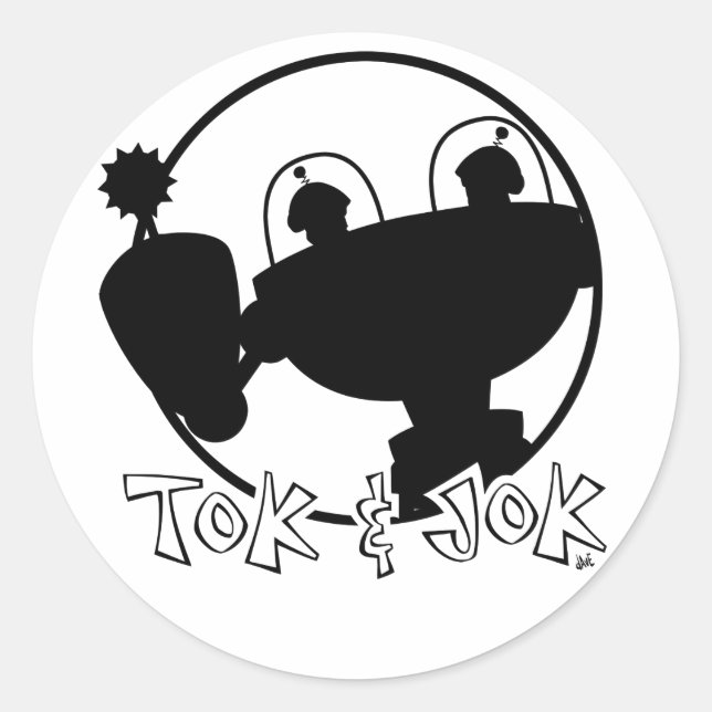 TokBOT & JokBOT Sticker (Front)