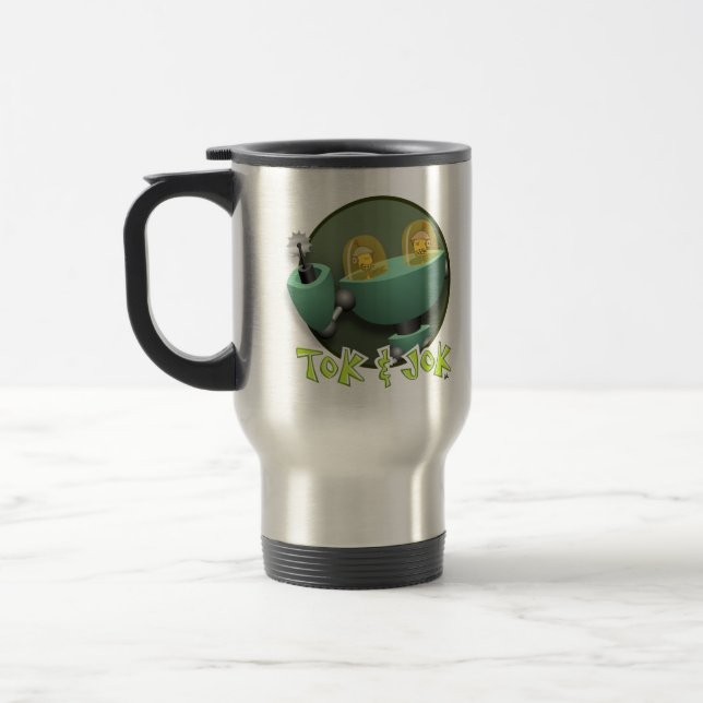 TokBOT & JokBOT Travel Mug (Left)
