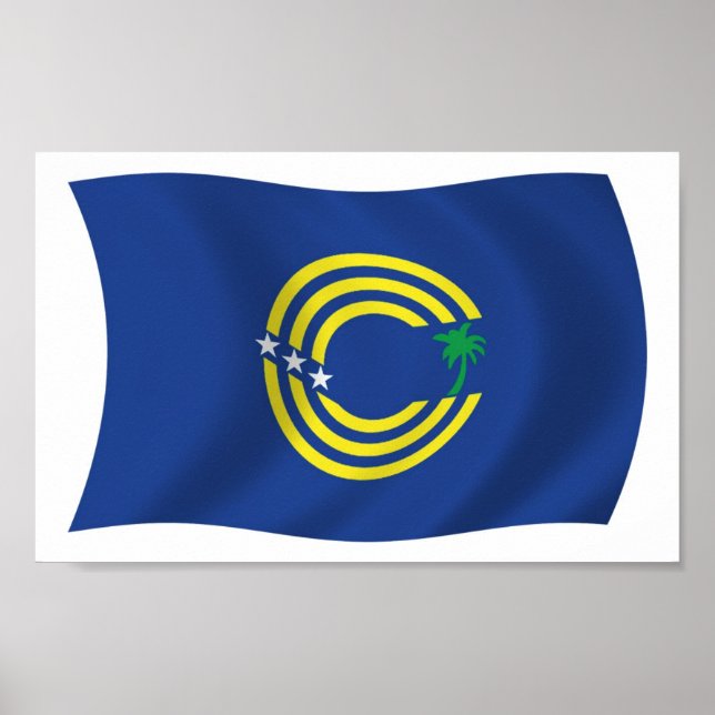 Tokelau Flag Poster Print (Front)