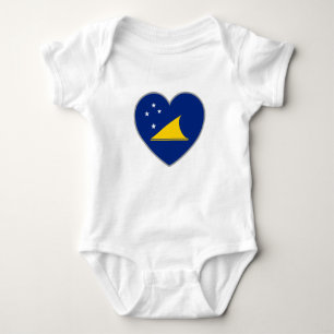 Tokelau Heart Baby Bodysuit