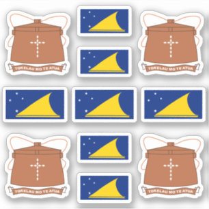 Tokelauan symbols / national badge and flag