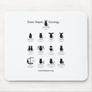 Token Sceptic Catology / Astrology Mouse Mat