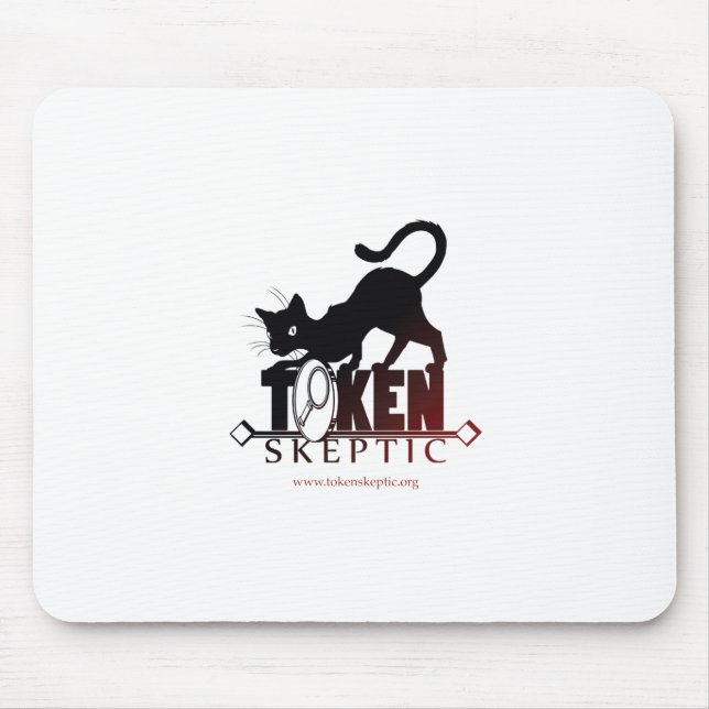 Token Sceptic Podcast Mouse Mat (Front)