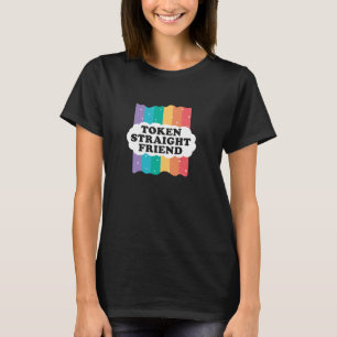 Token Straight Friend Funny Slang Queer Ally Gay P T-Shirt