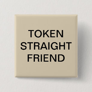Token Straight Friend Square Button
