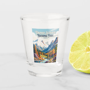 Tokinsky Stanovik National Park Russia Shot Glass