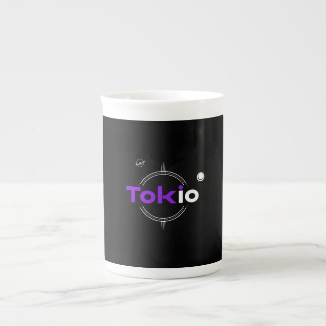 Tokio samurai bone china mug (Front)