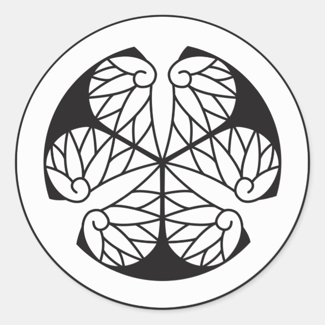 Tokugawa Aoi (13 Zui) Classic Round Sticker (Front)