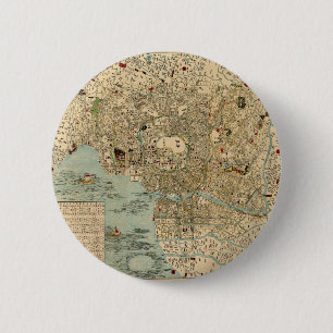 tokyo1854 6 cm round badge