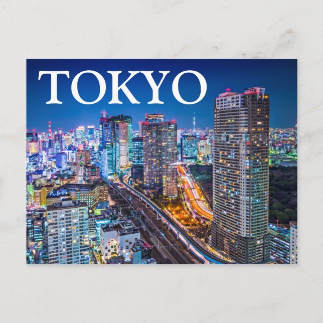 Tokyo at Sunset Postcard (Front)