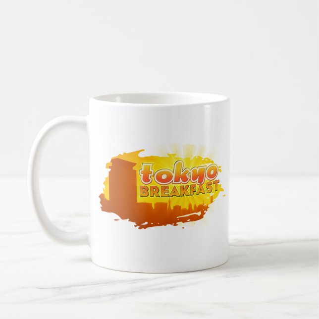 Tokyo Breakfast Coffee Mug (Left)