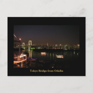 Tokyo Bridge From Odaiba, Tokyo Japan Postcard