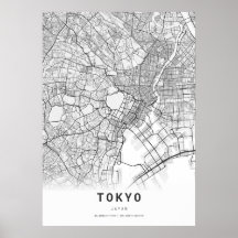 Tokyo Cartography City Map
