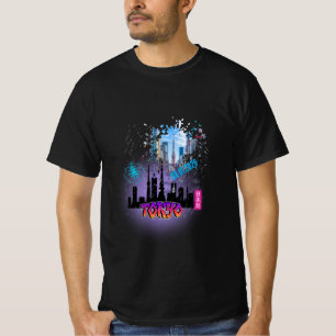 Tokyo City Travel Postcard T-Shirt
