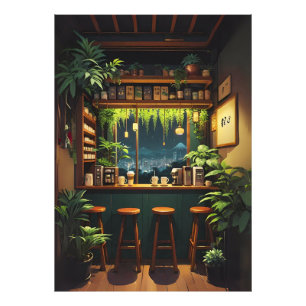 Tokyo Coffee House Photo Print