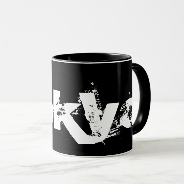Tokyo - Cool Black And White  Mug (Front Right)