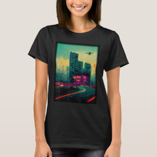 Tokyo Cyberpunks Retro lo-fi indie Japan vibe aest T-Shirt
