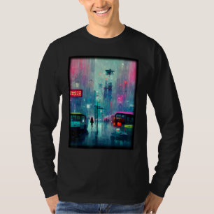 Tokyo Cyberpunks Retro lo-fi indie Japan vibe aest T-Shirt