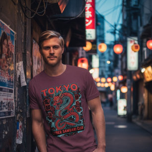 Tokyo Dragon Japan Anime Style Graphic T-Shirt