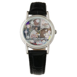 Tokyo Dream Collage Watch – Retro 80s Japan Aesthe