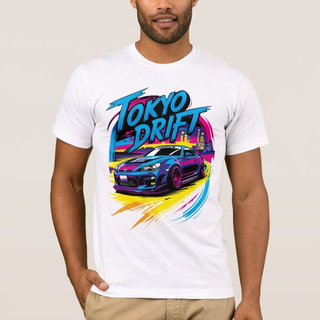 Tokyo Drift Basic Beach T-Shirt (Front)