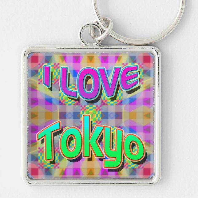 Tokyo Festival 1 "I LOVE Tokyo" Keychain (Front)