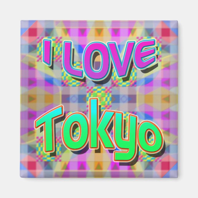 Tokyo Festival 1 "I LOVE Tokyo" Magnet (Front)