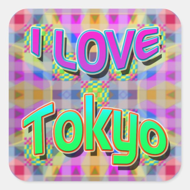 Tokyo Festival 1 "I LOVE Tokyo" Sticker (Front)