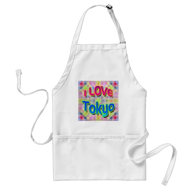 Tokyo Festival 3 "I LOVE Tokyo" Apron (Front)