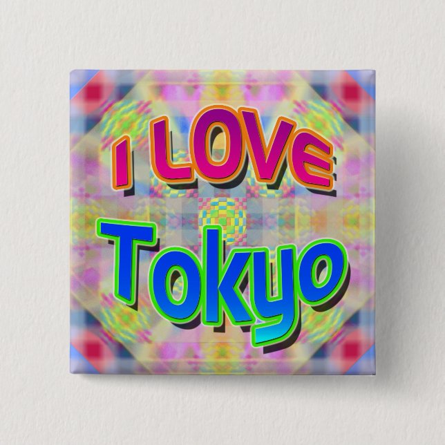 Tokyo Festival 3 "I LOVE Tokyo" Button (Front)