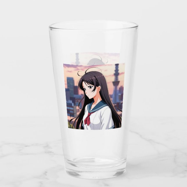 Tokyo Girl glass (Front)