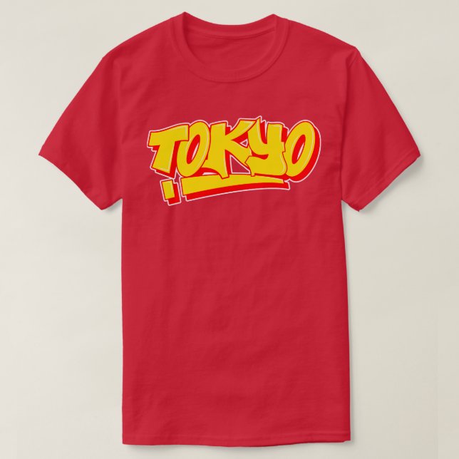 Tokyo Graffiti Art T-Shirt (Design Front)