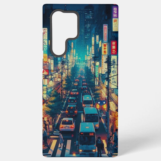 Tokyo in Motion Samsung Galaxy S22 Ultra Case (Back)