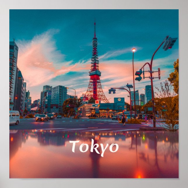 Tokyo Japan City Skytree Poster (Front)