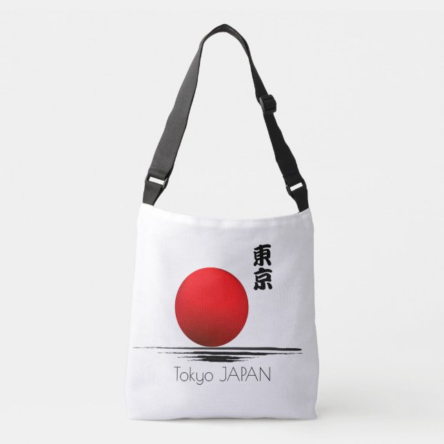 Tokyo Japan Crossbody Bag (Front)