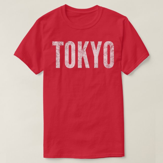 Tokyo, Japan Distressed Graphic T-Shirt (Design Front)