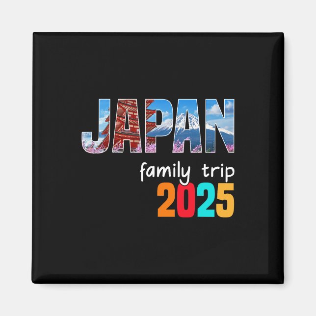 Tokyo Japan Family Trip 2025 Summer Vacation Adven Magnet (Front)