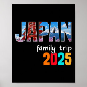 Tokyo Japan Family Trip 2025 Summer Vacation Adven Poster