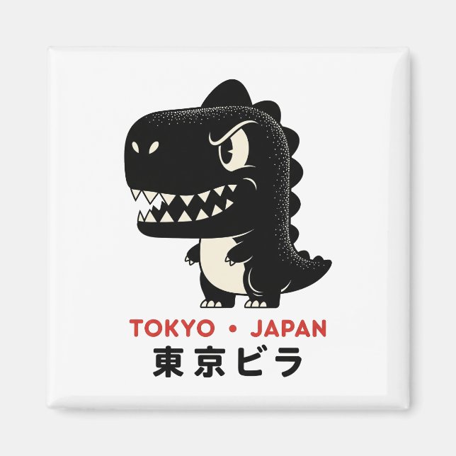 TOKYO JAPAN GODZILLA MAGNET (Front)