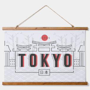 Tokyo Japan Hanging Tapestry