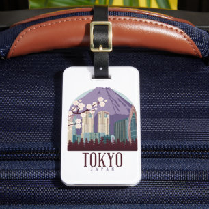 Tokyo Japan Japan Vintage Travel Luggage Tag