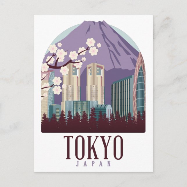Tokyo Japan Japan Vintage Travel    Postcard (Front)