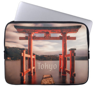 Tokyo Japan Lake Mountains Laptop Sleeve